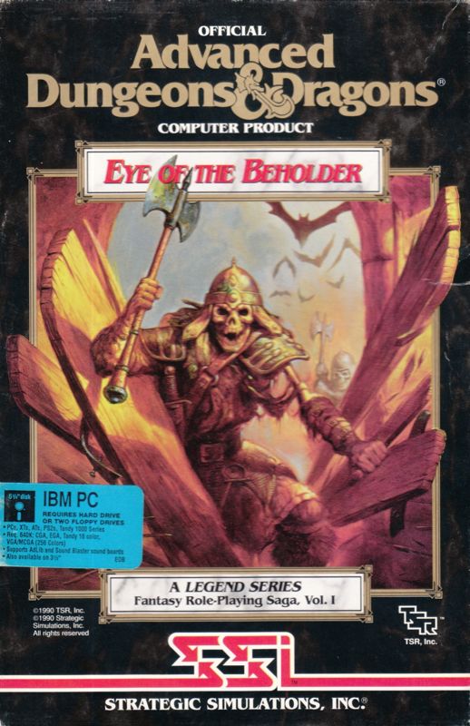 Eye of the Beholder box art for Super Famicom